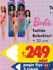 BARBİE OYUNCAK BEBEK TATİLDE BEBEKLERİ 30 CM